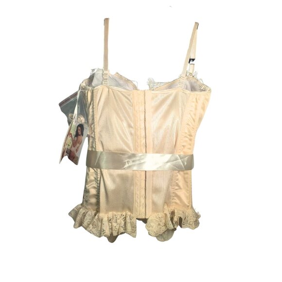 Ivory Bridal Vintage Style Bustier Corset NWT - Picture 5 of 13